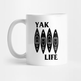 YAK LIFE - Black Flag (Kayaks) Mug